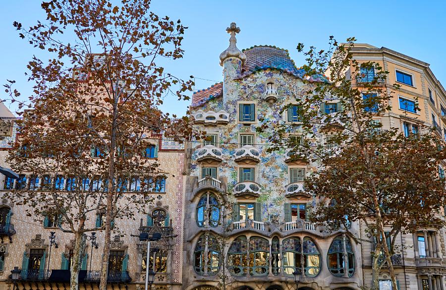 Las Ramblas und Paseo de Gracia