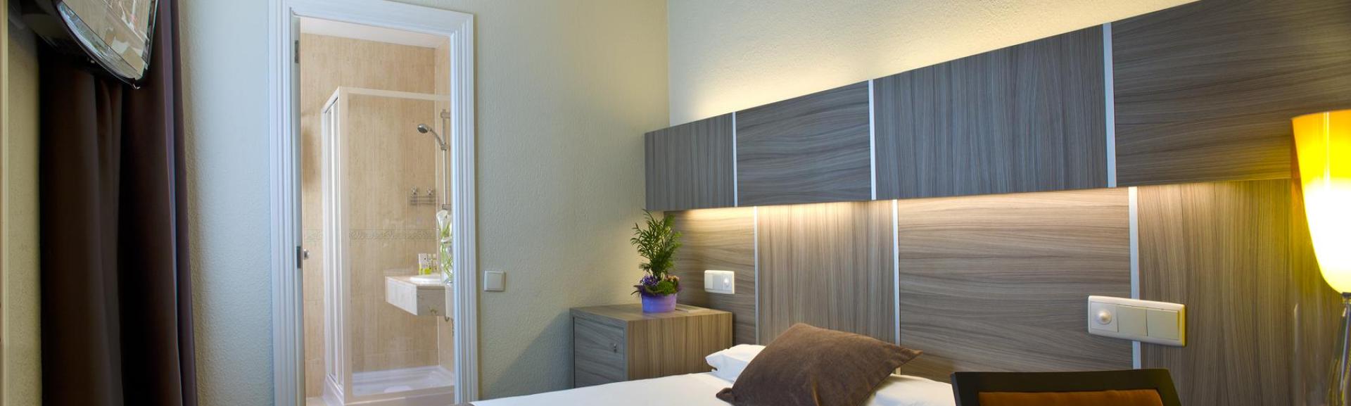 Habitación individual Hotel Serrano Madrid